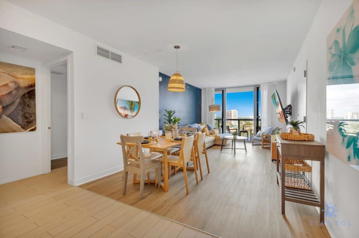 Infinite Views, Amazing Pool, Gym, Near Beach Plaja Hallandale Exterior foto
